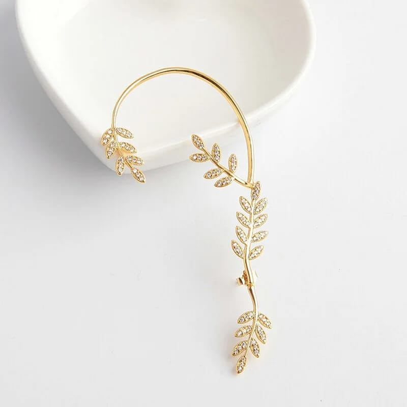 Yu Fashions Single Pc Flower Petal Earhook Crawler Korean Earring