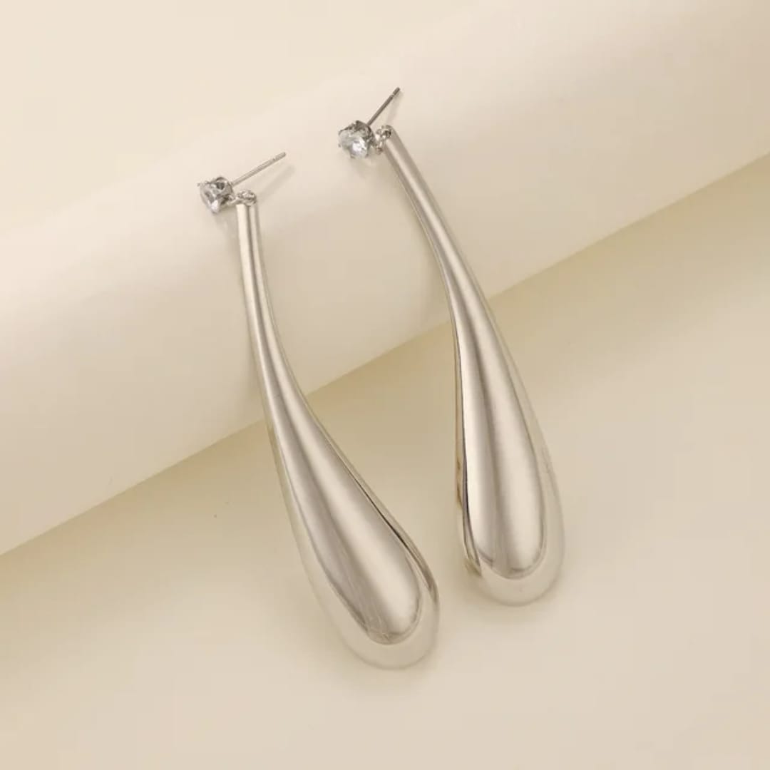YU Fashions Big Water Drop Geometric Tangle Exaggerated Statement Korean Earrings Pair