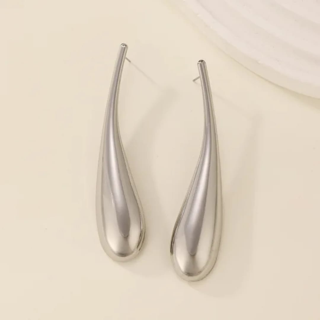 YU Fashions Big Water Drop Geometric Tangle Exaggerated Statement Korean Earrings Pair