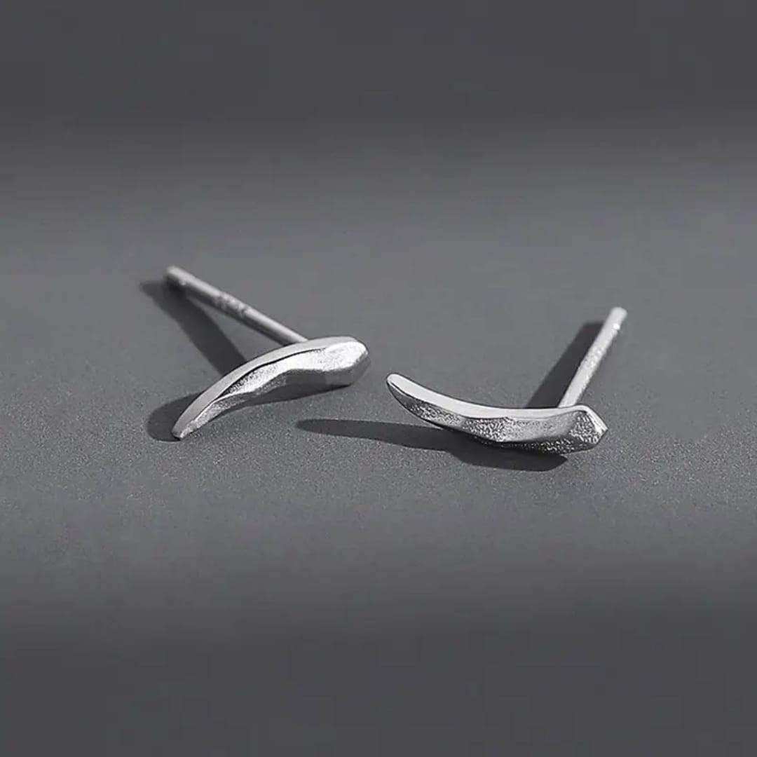 Yu Fashions Unisex High Fashion Tick Bird Stud Detachble Charm Punk Pring Korean Earrings Pair