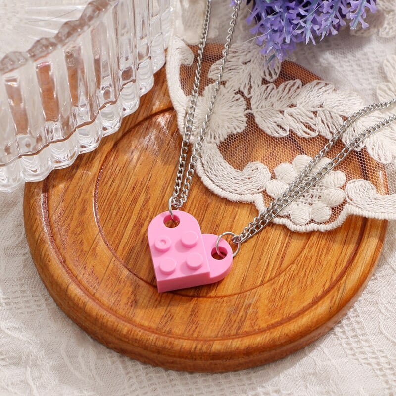 Yu Fashions Box Openable Couple Sister Best Friend Pendent Necklace Chain