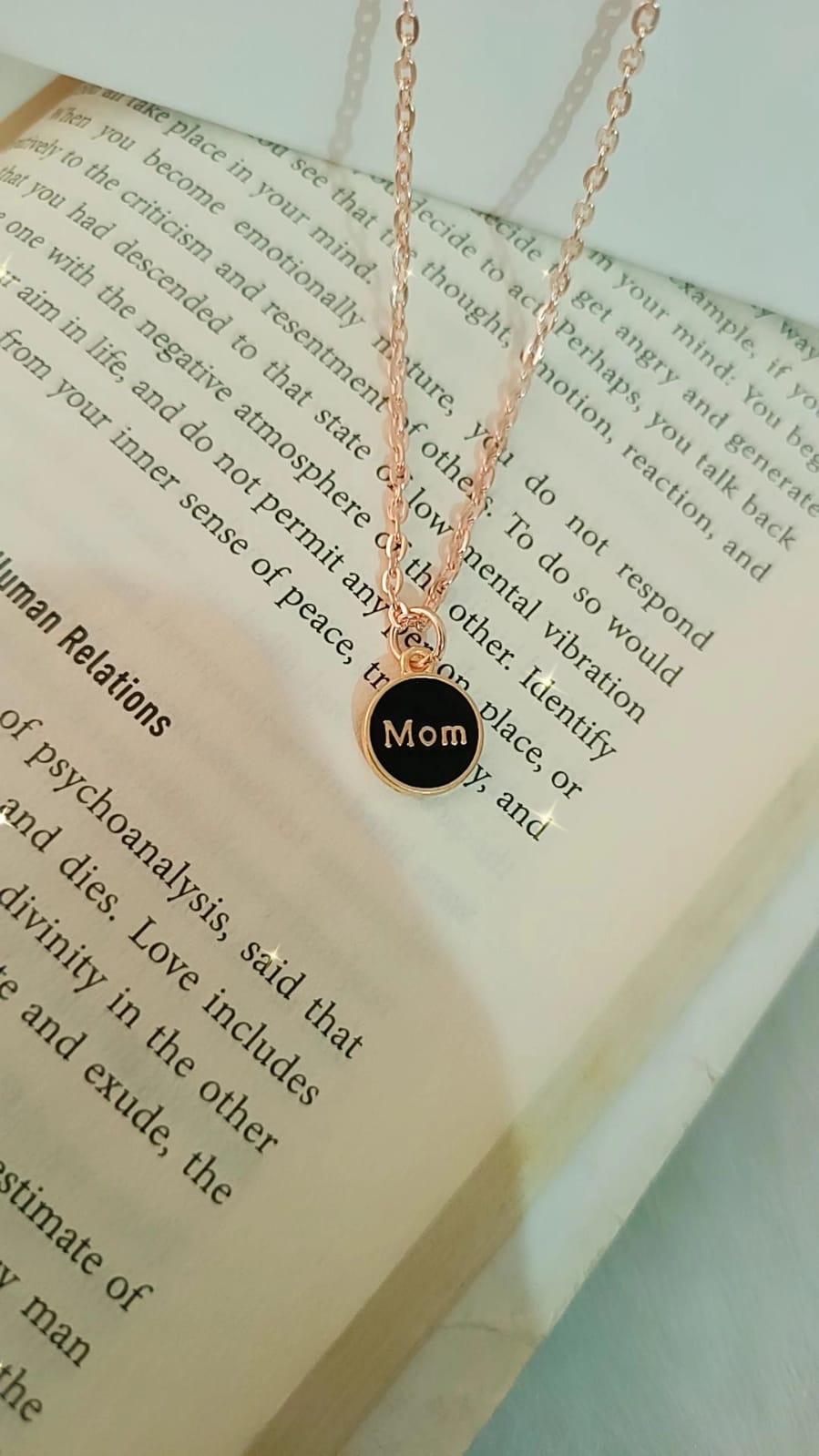 Yu Fashions Mom Pendent High Fashion Korean Necklace