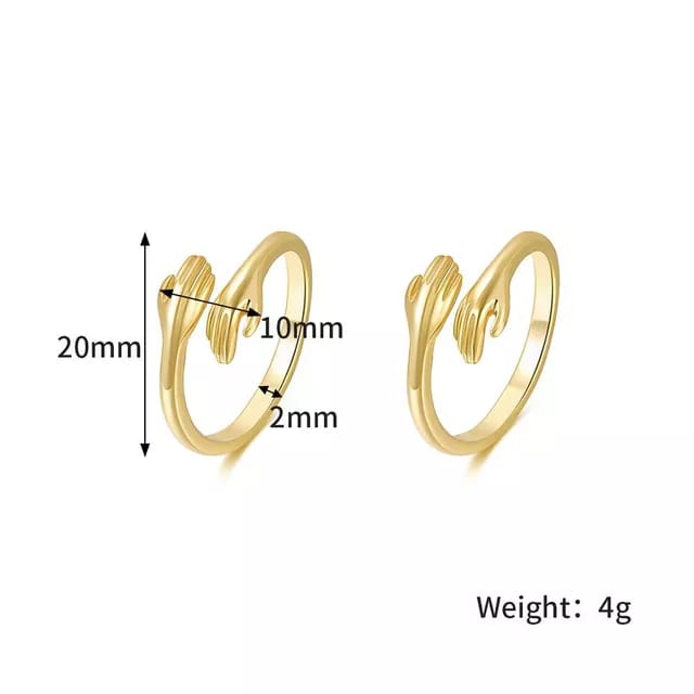 Yu Fashions Cute Hug Ring