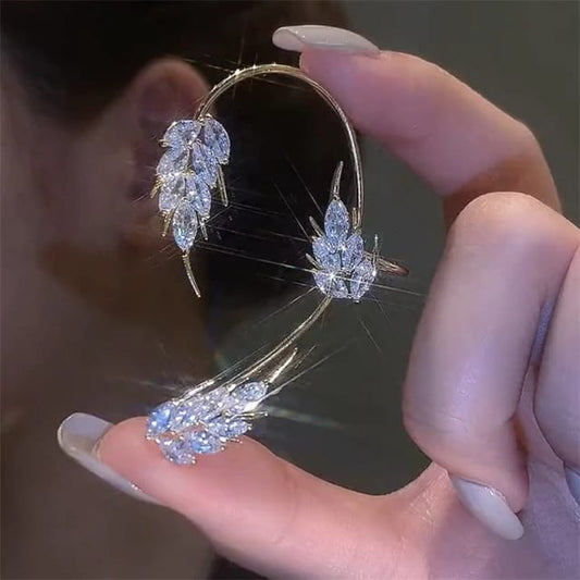Yu Fashions Angel Wing Single Pc earhook Crawler Korean earring