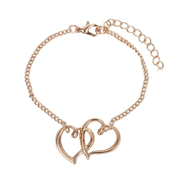 Yu Fashions Duel Heart Toggle Korean Bracelet