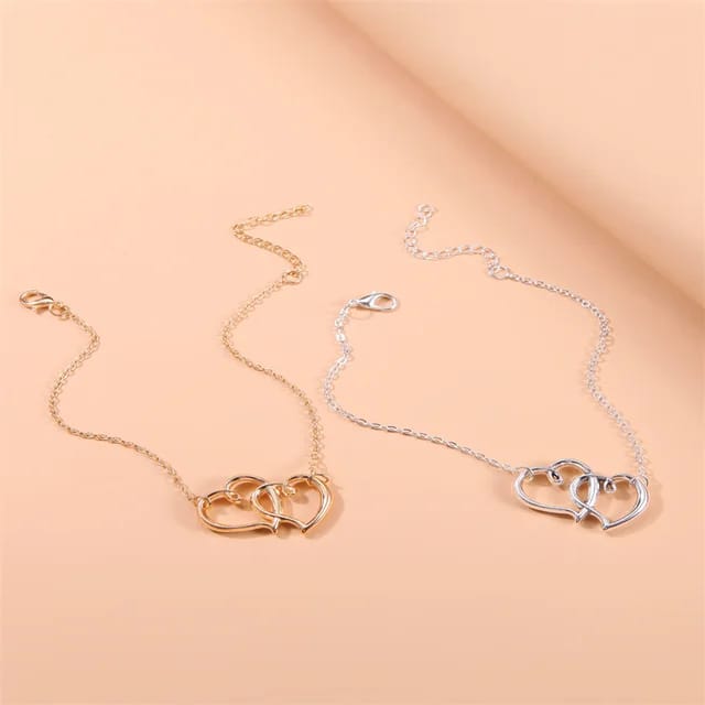 Yu Fashions Duel Heart Toggle Korean Bracelet