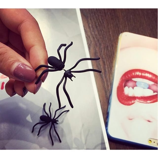 Yu Fashions Spider Hallowen Punk BTS style Single Pc Korean Earring