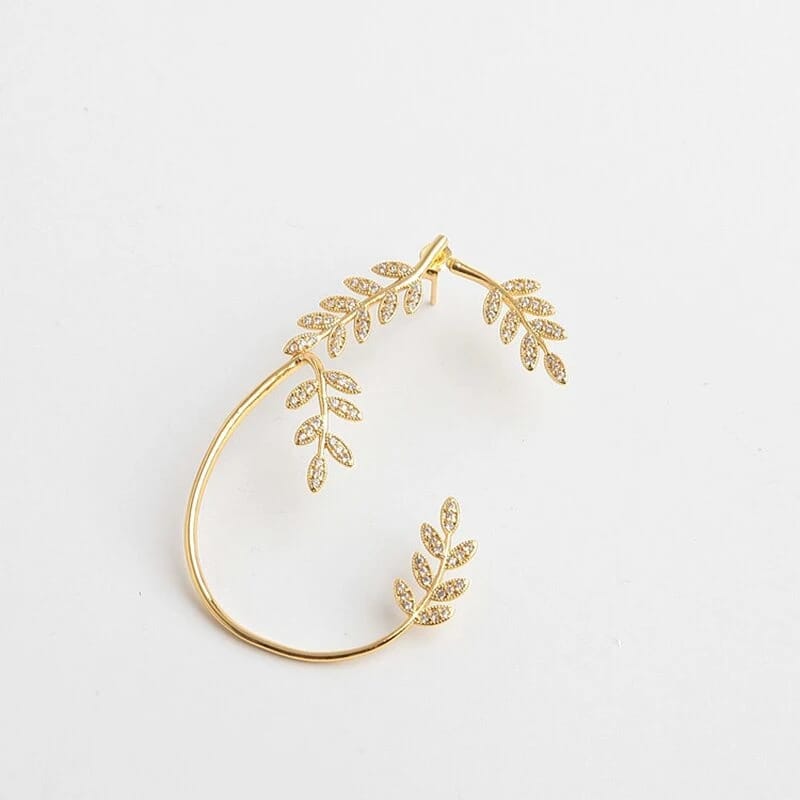 Yu Fashions Single Pc Flower Petal Earhook Crawler Korean Earring