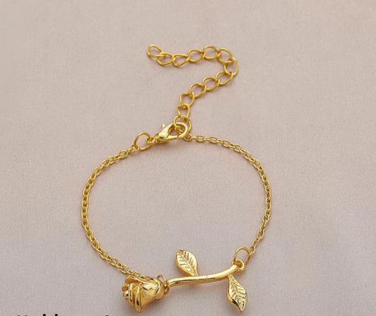 YU Fashions Minimal Rose High Fashion Korean Anklet