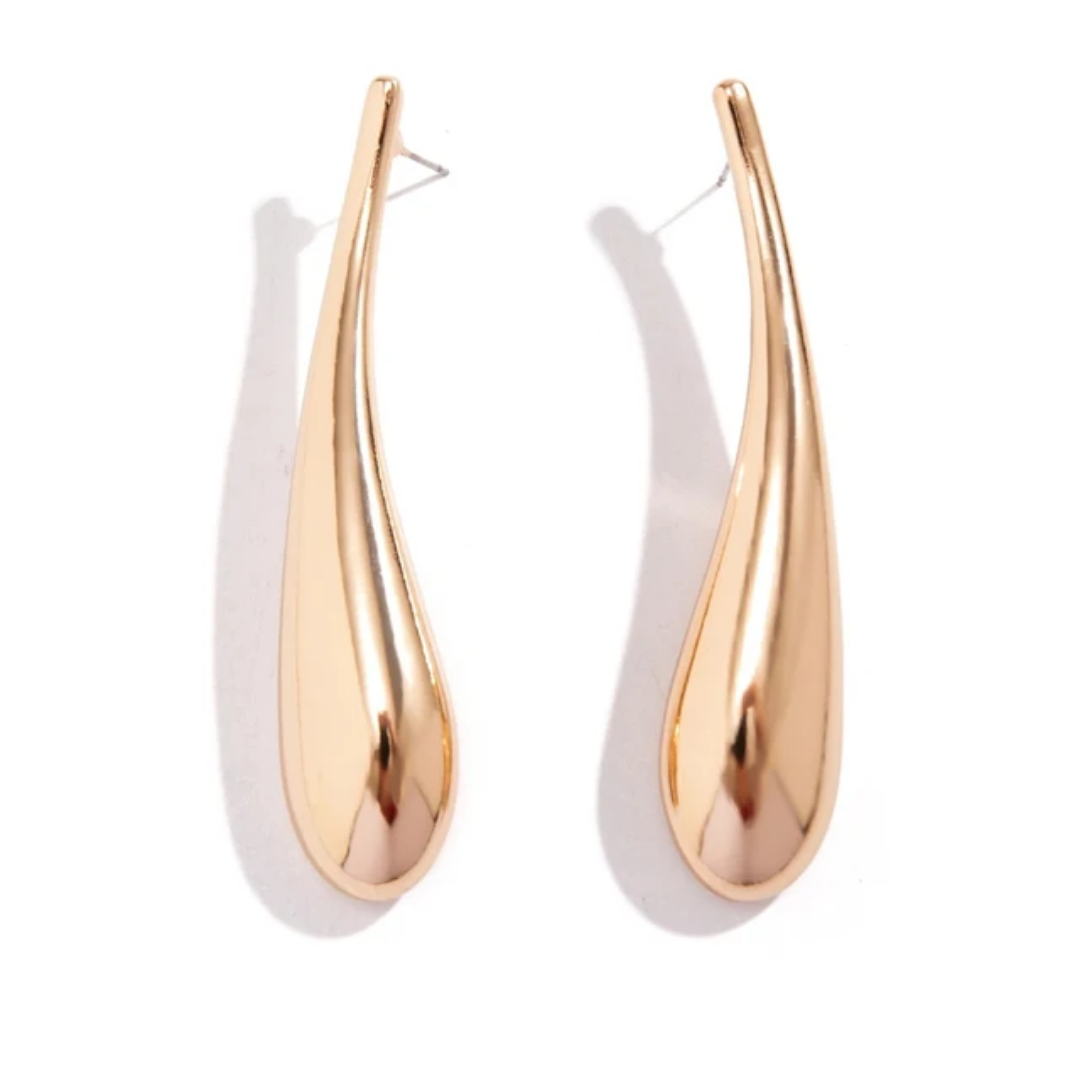 YU Fashions  Big Water Drop Geometric Tangle Exaggerated Statement Korean Earrings Pair