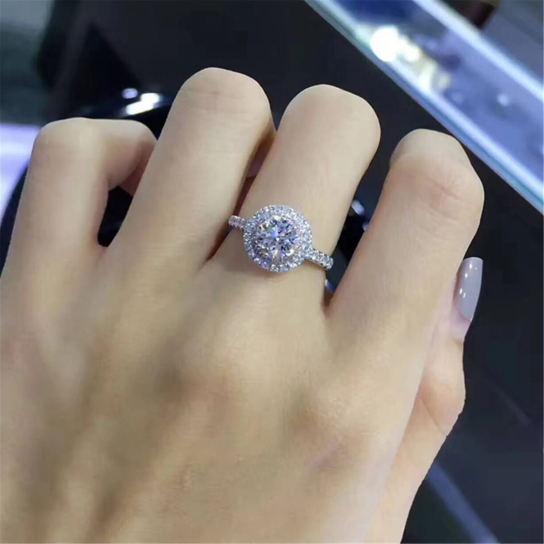 Yu Fashions American Crystal High Fashion Korean Ring