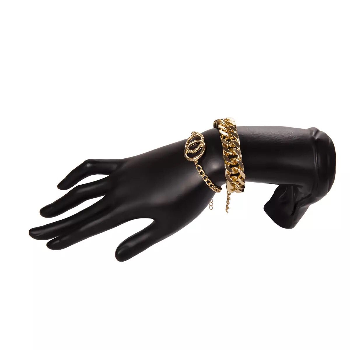 Yu Fashions 2 layered Toggle Link Chain Korean Bracelet