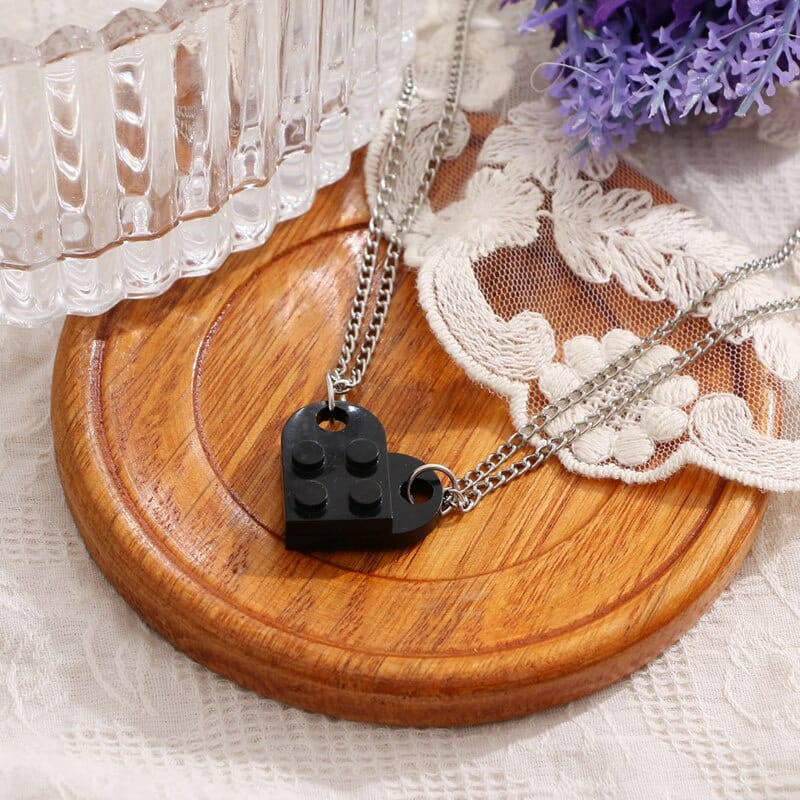 Yu Fashions Box Openable Couple Sister Best Friend Pendent Necklace Chain
