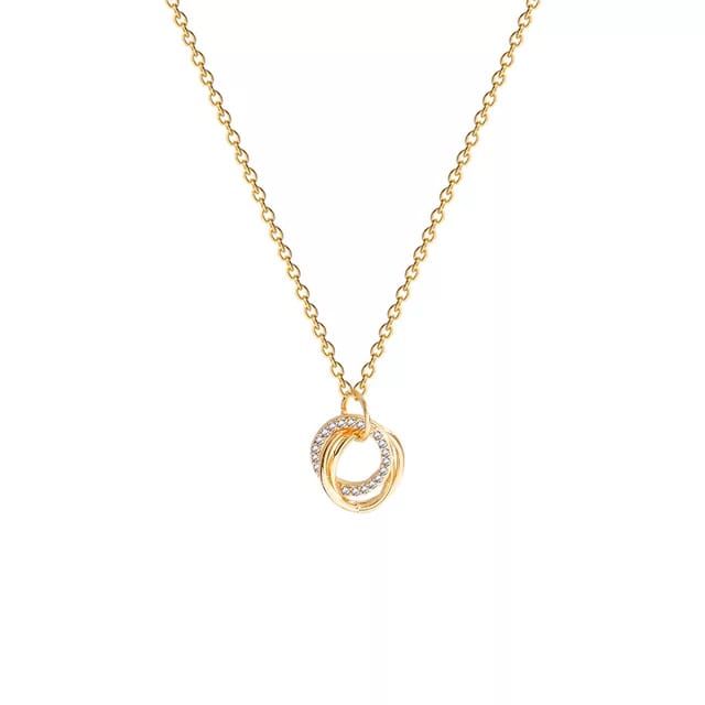 YU Fashions Spiral Twisted Pendent Korean Necklace