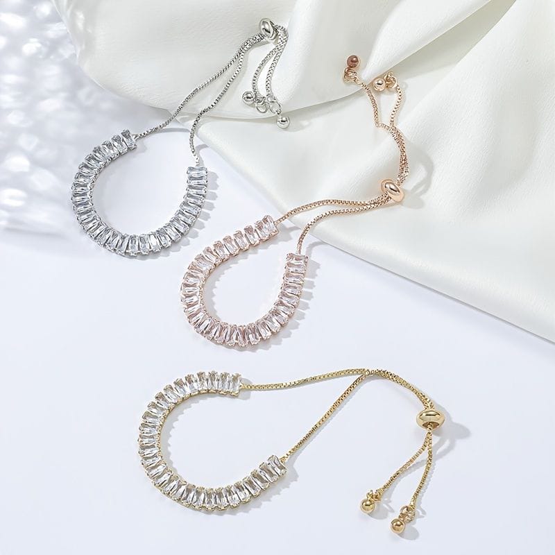 Yu Fashions Crystal Geometrical High Fashion Korean Bracelet