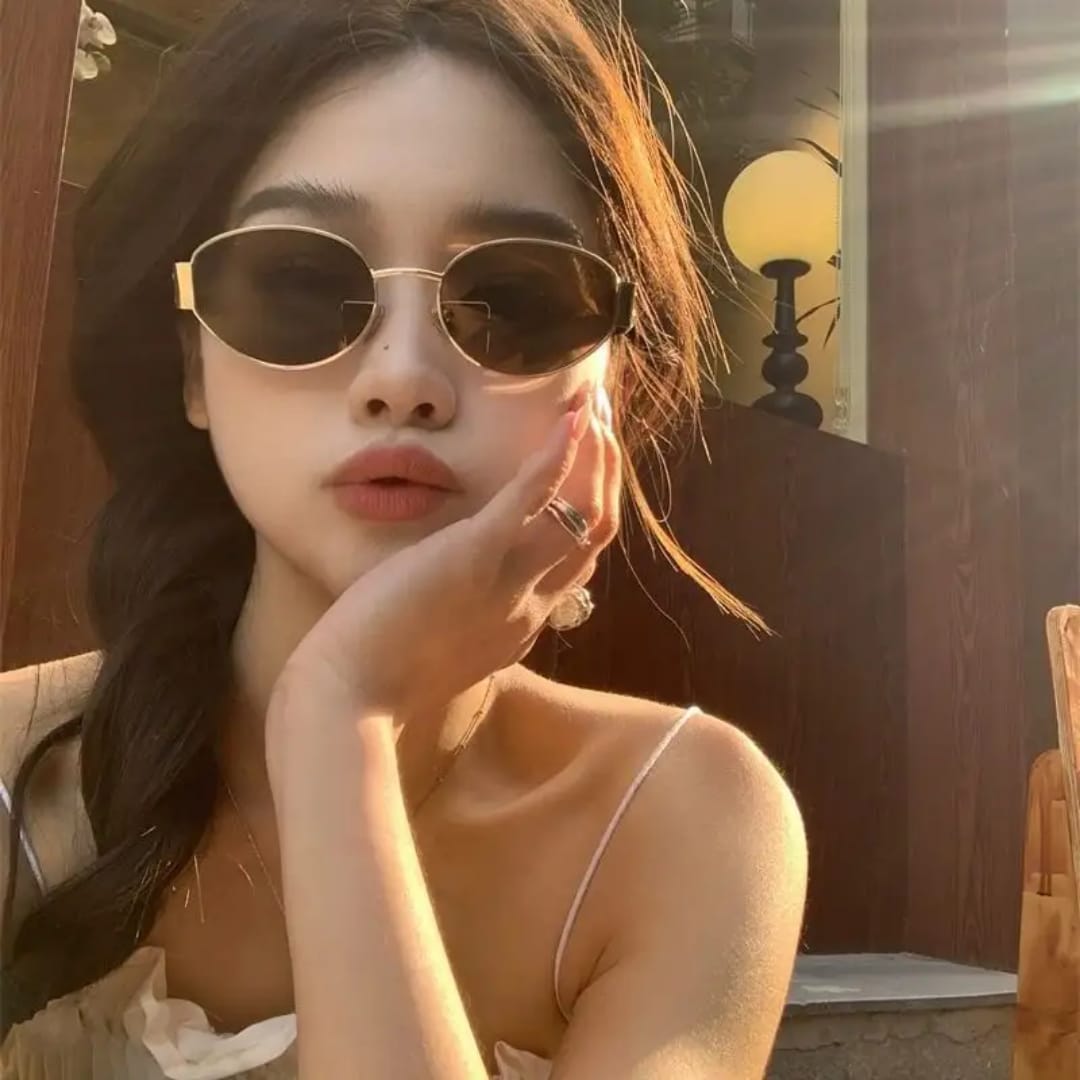 YU Fashions Trending Oval Shaped Celebrities Inspire High Fashion Korean Sunglasses