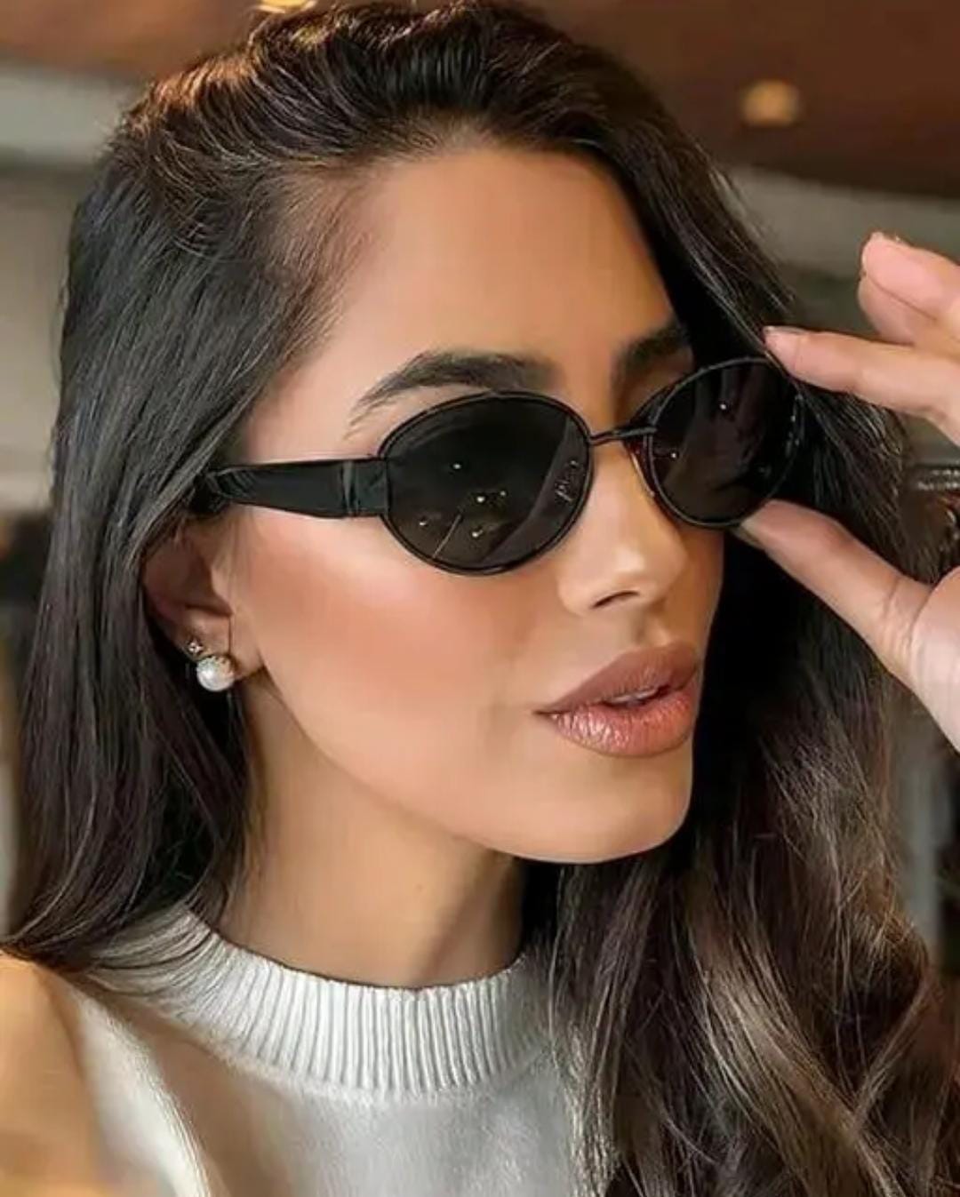 YU Fashions Trending Oval Shaped Celebrities Inspire High Fashion Korean Sunglasses