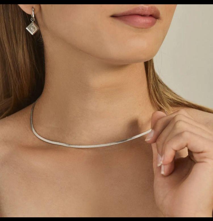 Yu Fashions Sleek Snake High Fashion Necklace Chain