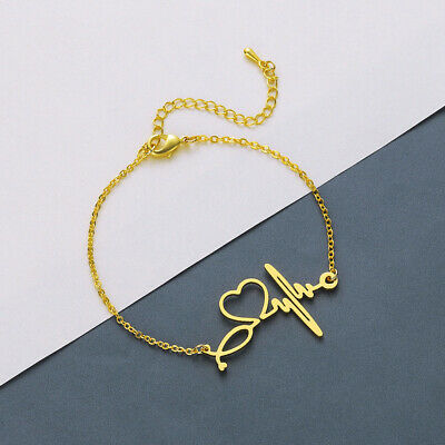 Yu Fashions Heartbeat Minimal Cute Pendent Bracelet
